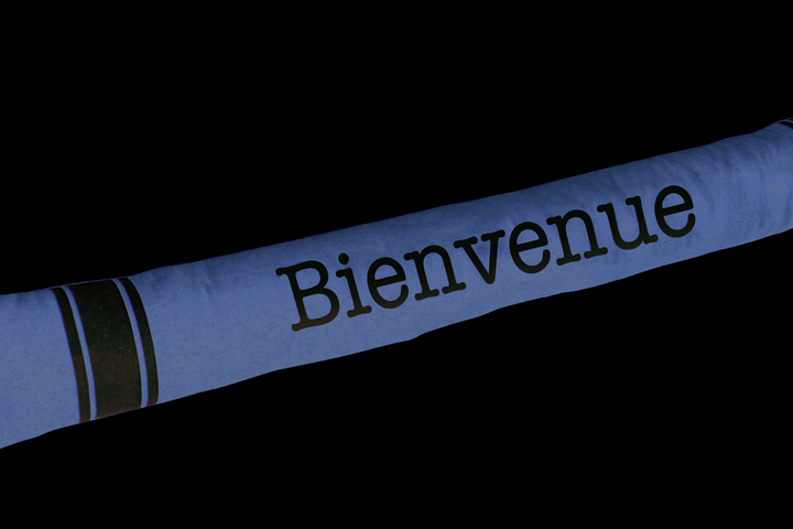 Coussin de porte Welcome & Bienvenue